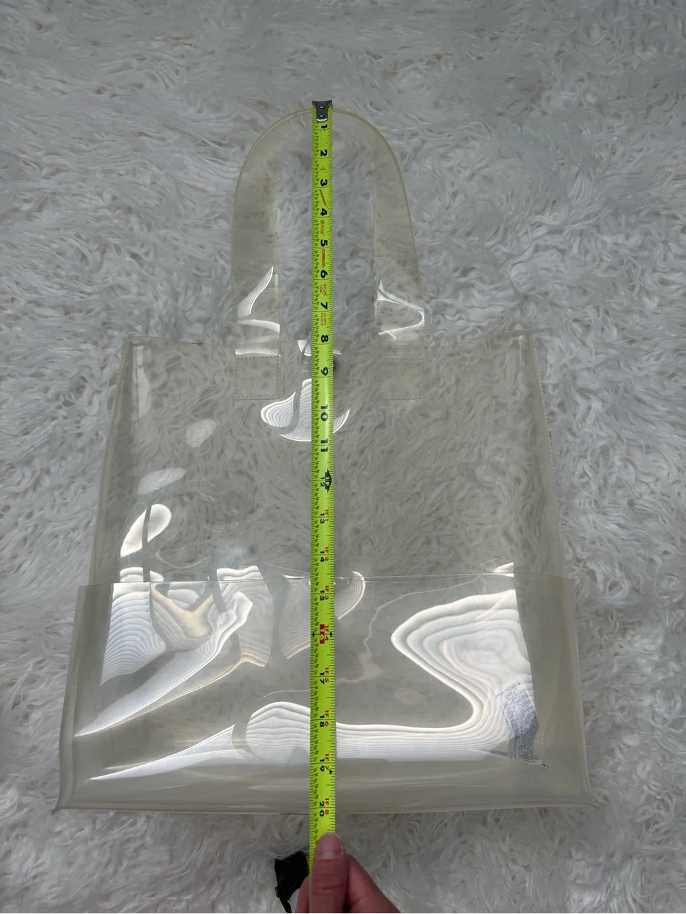 Zara clear pvc